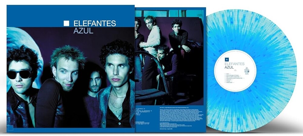 Elefantes - Azul 25 Aniversario - Blue Splatter Vinyl [LP] [New Vinyl]