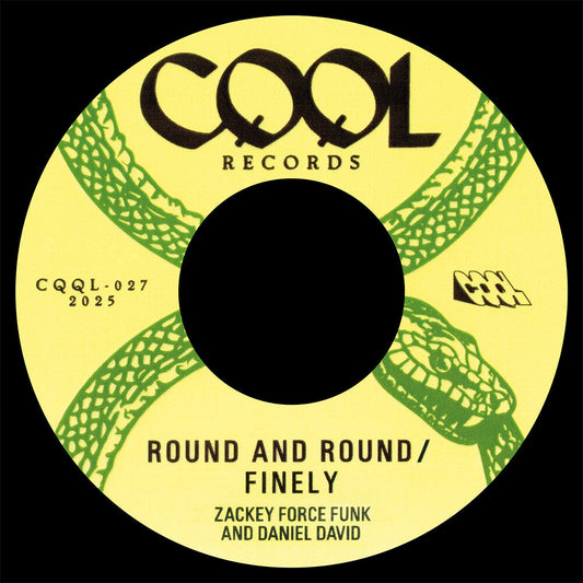 Zackey Force Funk and Daniel David - Round and Round b/w Finely [7" Vinyl]