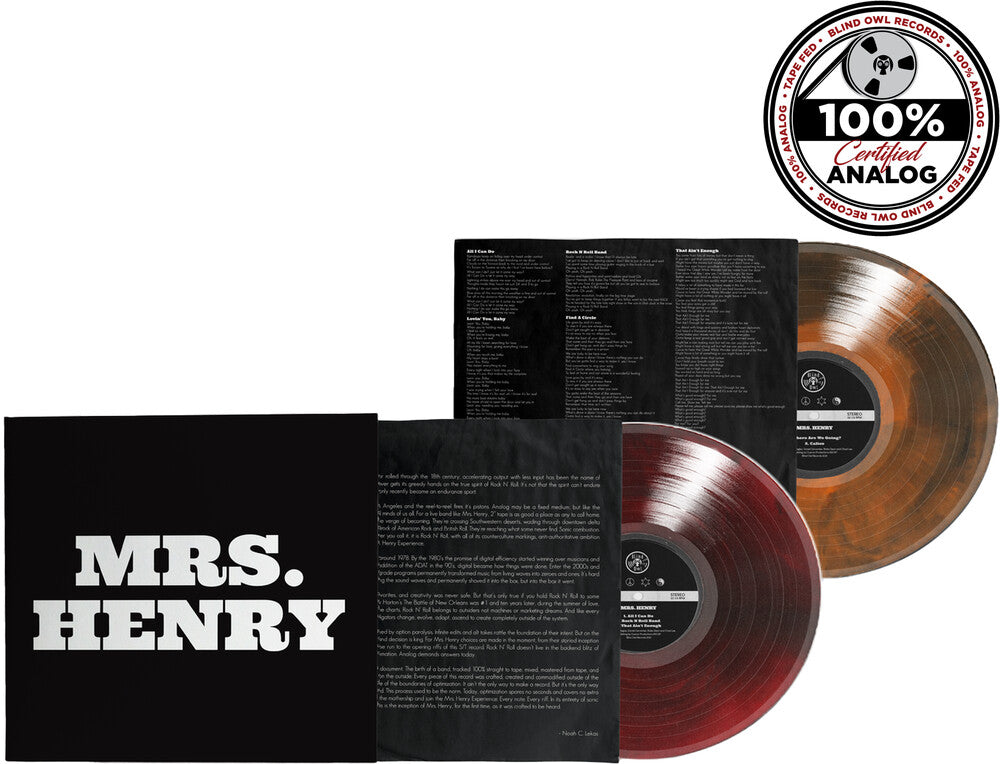 Mrs. Henry - Mrs. Henry [Colored Vinyl] [New Vinyl]