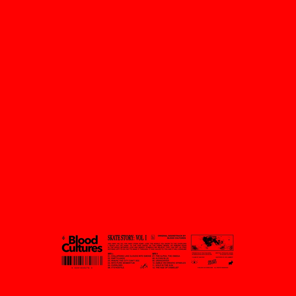 Blood Cultures - Skate Story Vol. 1 [Red Vinyl] [New Vinyl]