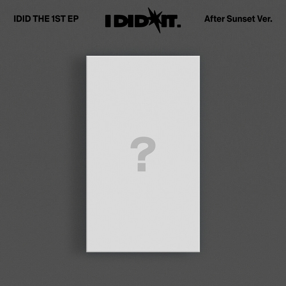 Idid - The 1st Ep [I Did It.] ['After Sunset' Ver.] [New CD]