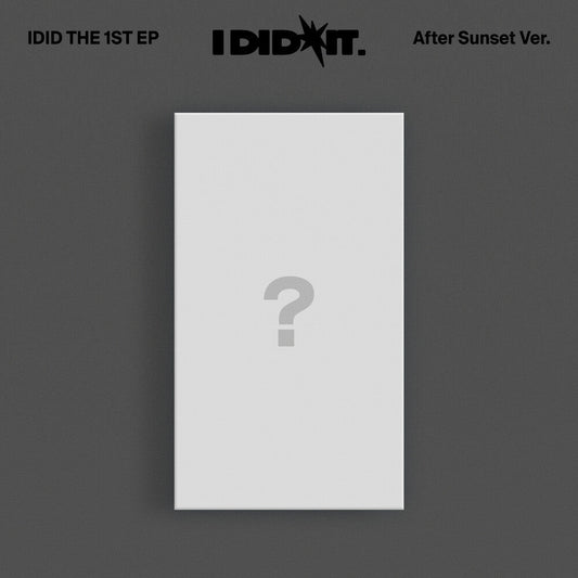 Idid - The 1st Ep [I Did It.] ['After Sunset' Ver.] [New CD]