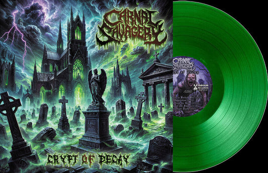 Carnal Savagery - Crypt Of Decay [Clear Cemetery Green] [New Vinyl]