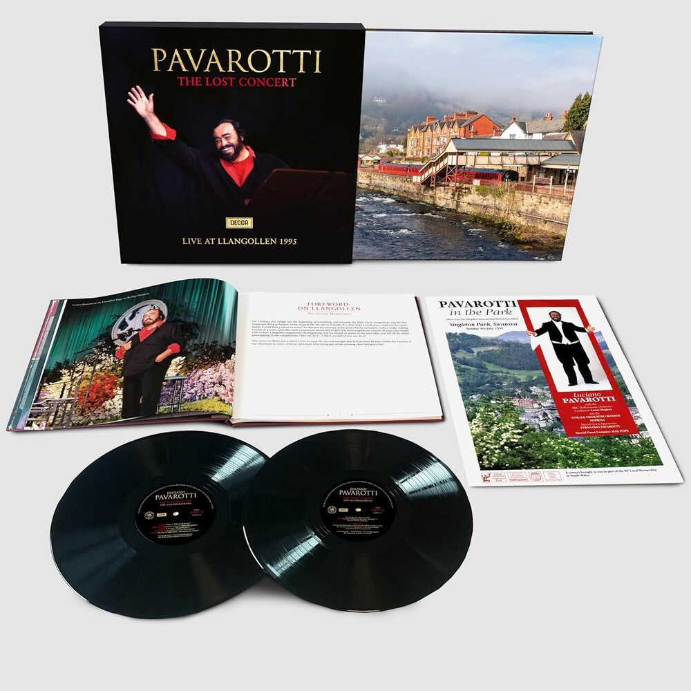 Luciano Pavarotti - Lost Concert: Live At Llangollen 1995 [2 LP/Book] Vinyl Record