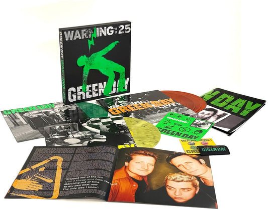 Green Day - Warning (25th Anniversary Deluxe Edition) [Green, Yellow, and Orange LP] [New Vinyl]