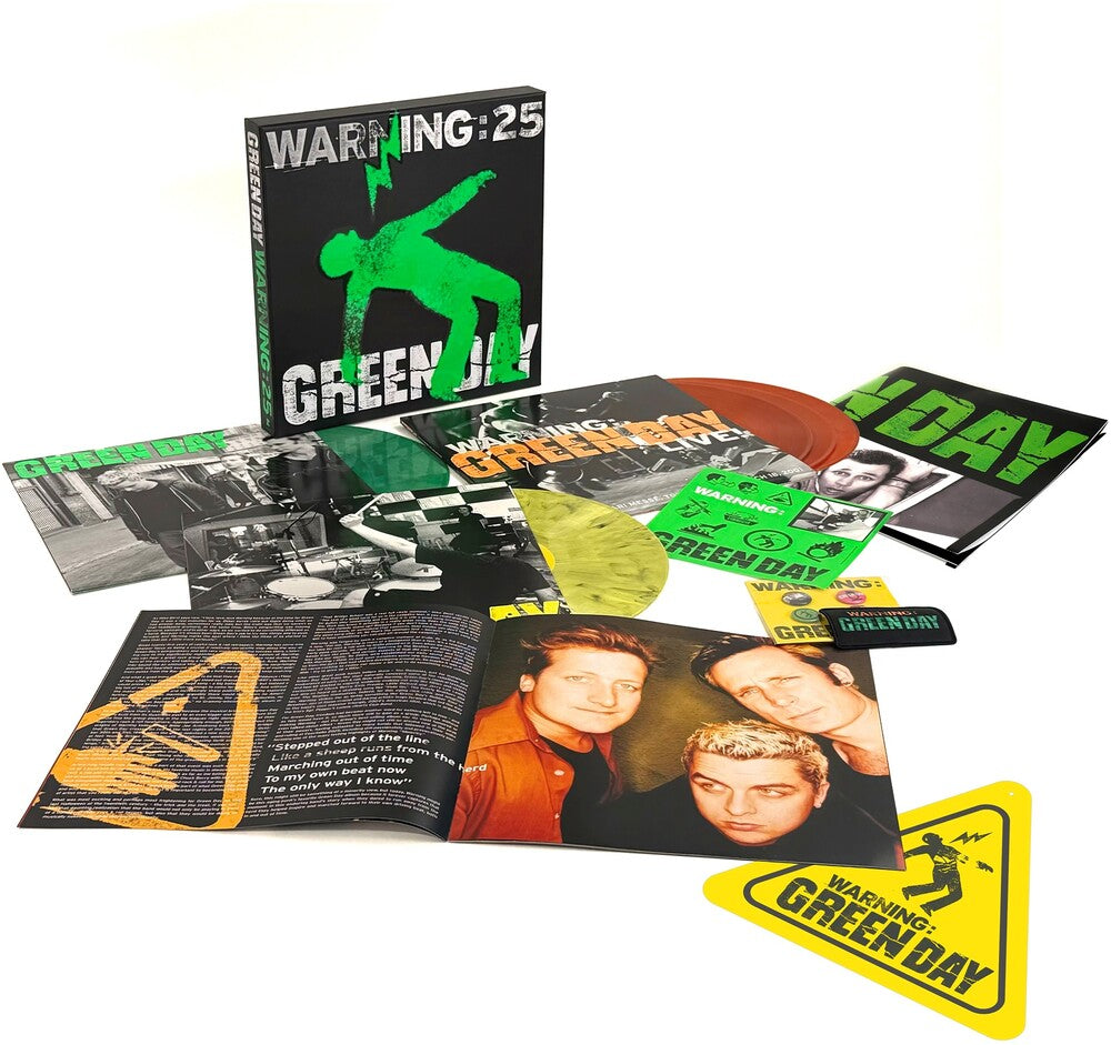 Green Day - Warning (25th Anniversary Deluxe Edition) [Indie Exclusive Vinyl Box - Green, Yellow, and Orange LP] [New Vinyl]