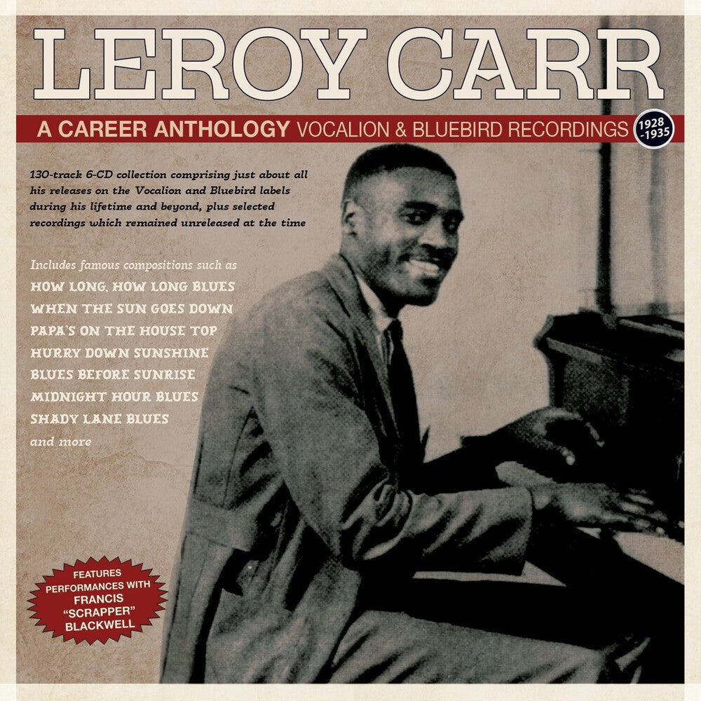 Leroy Carr - Career Anthology: Vocalion & Bluebird Recordings [CD] [New CD]