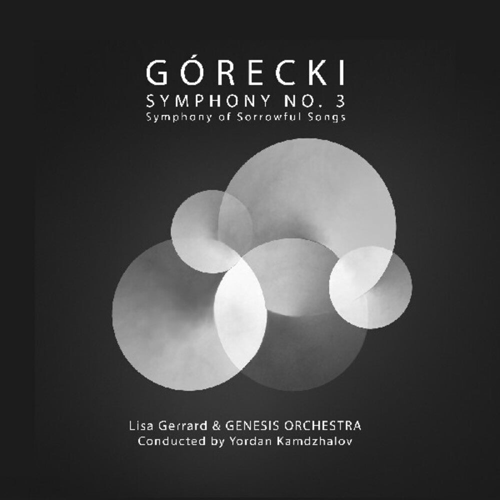 Lisa Gerrard  / Genesis Orchestra / Kamdzhalov - Gorecki: Symphony No 3 - Symphony Of Sorrowful [CD] [New CD]