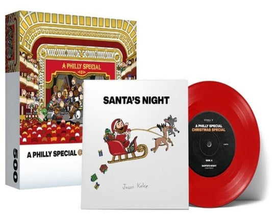 Jason Kelce - Santa's Night [7 inch Red Vinyl & 500 Piece Puzzle] [New]