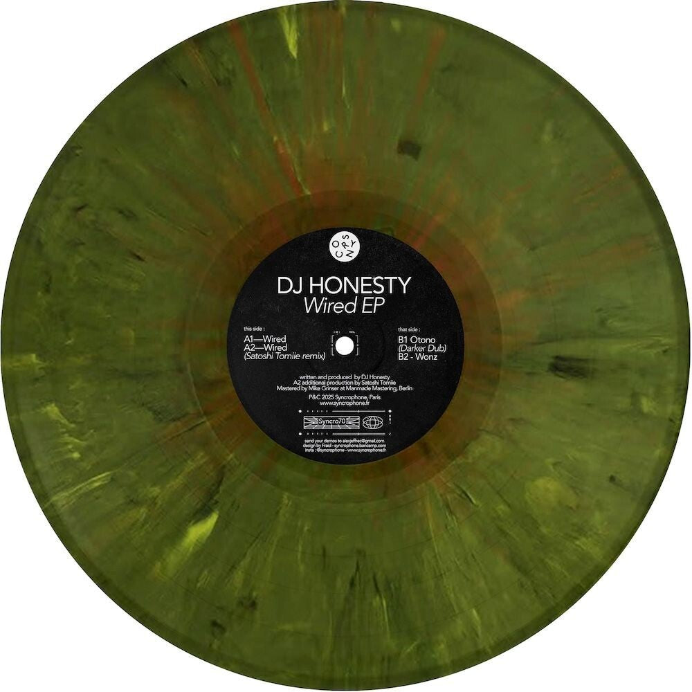 Dj Honesty - Wired (W / Satoshi Tomiie Remix) [Colored Vinyl] (Ep) (Grn) [New Vinyl]