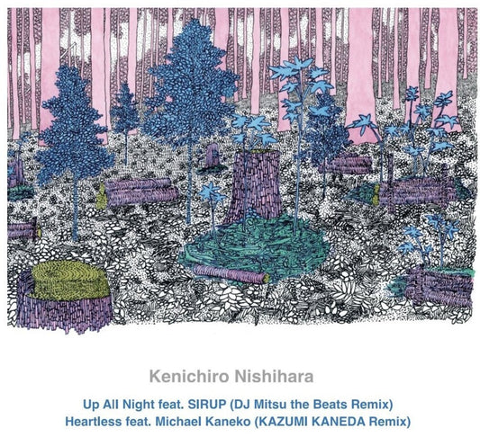 Kenichiro Nishihara - Up All Night Feat. Sirup (Dj Mitsu The Beats Remix [7" Vinyl] [New Vinyl]