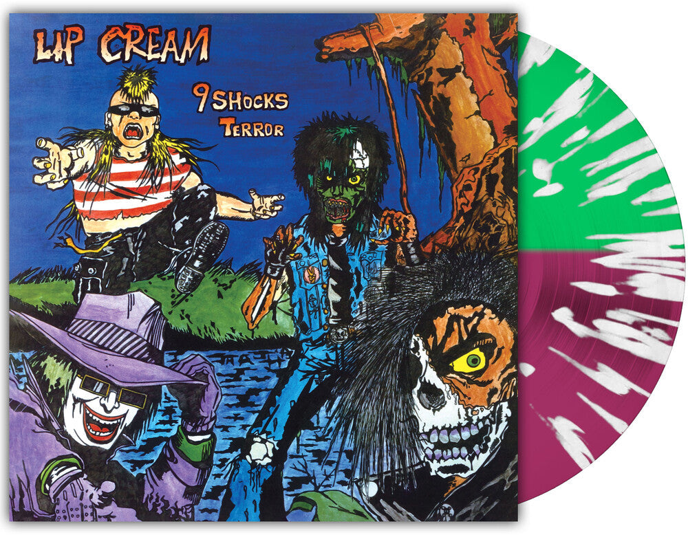 Lip Cream - 9 Shocks Terror [Orchard Indie Exclusive Half Green and Half Purple with Splatter LP] [New Vinyl]