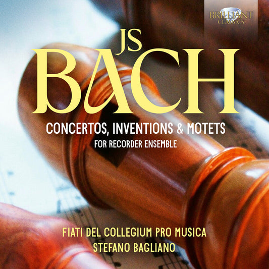 Collegium Pro Musica - J.S. Bach: Cons Inventions & Motets For Recorder [CD] [New CD]