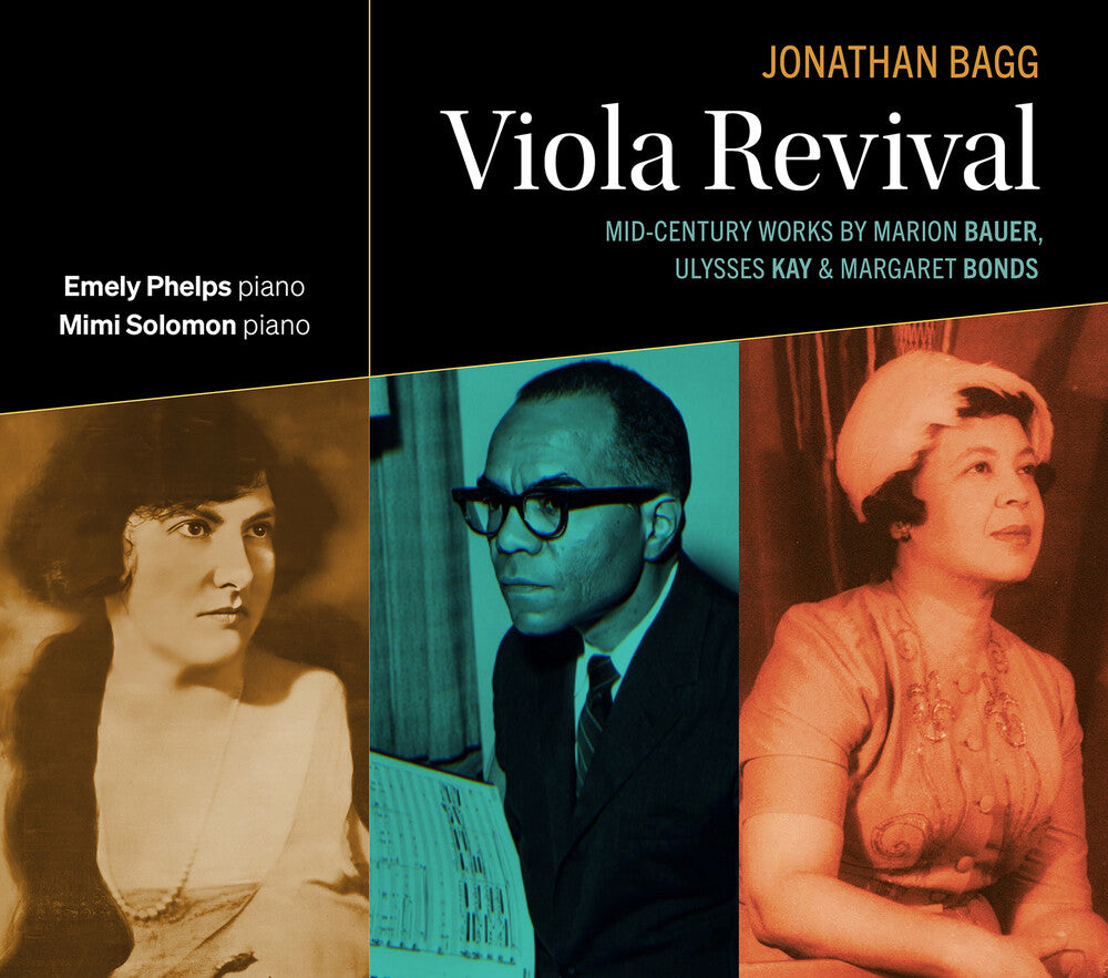 Jonathan Bagg - Viola Revival: Mid-Century Works By Marion Bauer [CD] [New CD]