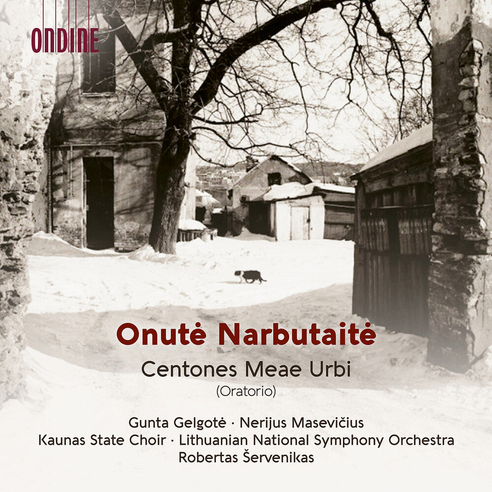 Lithuania National Symphony Orchestra - Onute Narbutaite: Centones Meae Urbi (Oratorio) [CD] [New CD]
