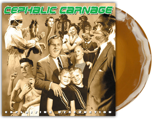 Cephalic Carnage - Exploiting Dysfunction - Deluxe 25th Anniversary Reissue [Bone White and Gold Merge] [New Vinyl]
