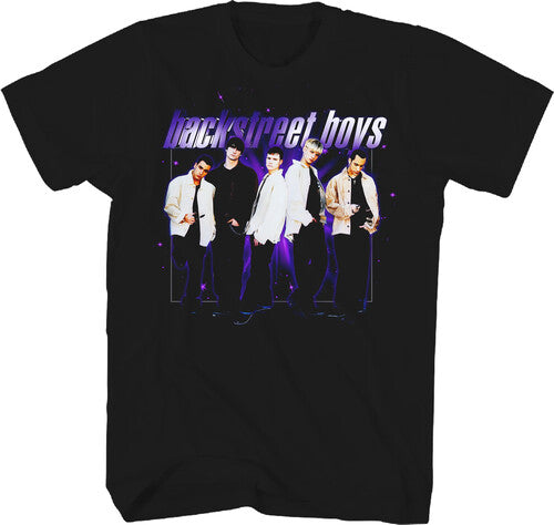 Backstreet Boys Galaxy Photo T-shirt Large Black - Backstreet Boys Galaxy Photo T-shirt Large Black - Apparel