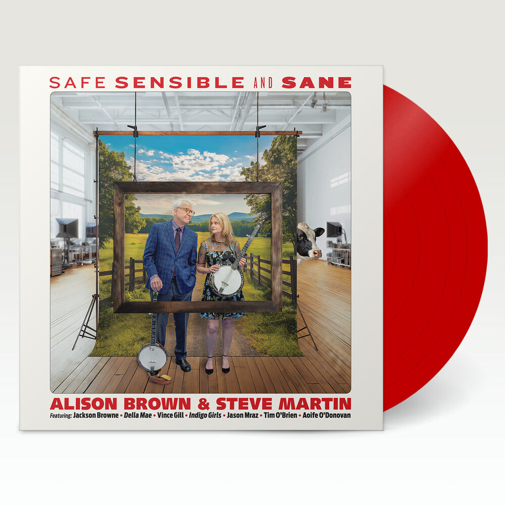 Alison Brown  / Martin,Steve - Safe Sensible & Sane - Red [Colored Vinyl] [Limited Edition] (Ofgv) [New Vinyl]