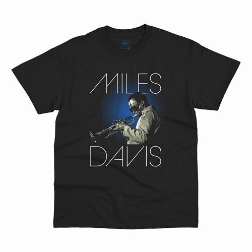 Miles Davis Blue Aura Graphic T-shirt Black 2xl - Miles Davis Blue Aura Graphic T-shirt Black 2xl - Apparel