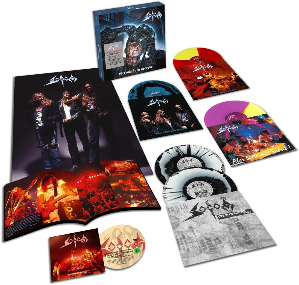 Sodom - Get What You Deserve - Expanded Edition [Super Deluxe Box Set with DVD] [New Vinyl]