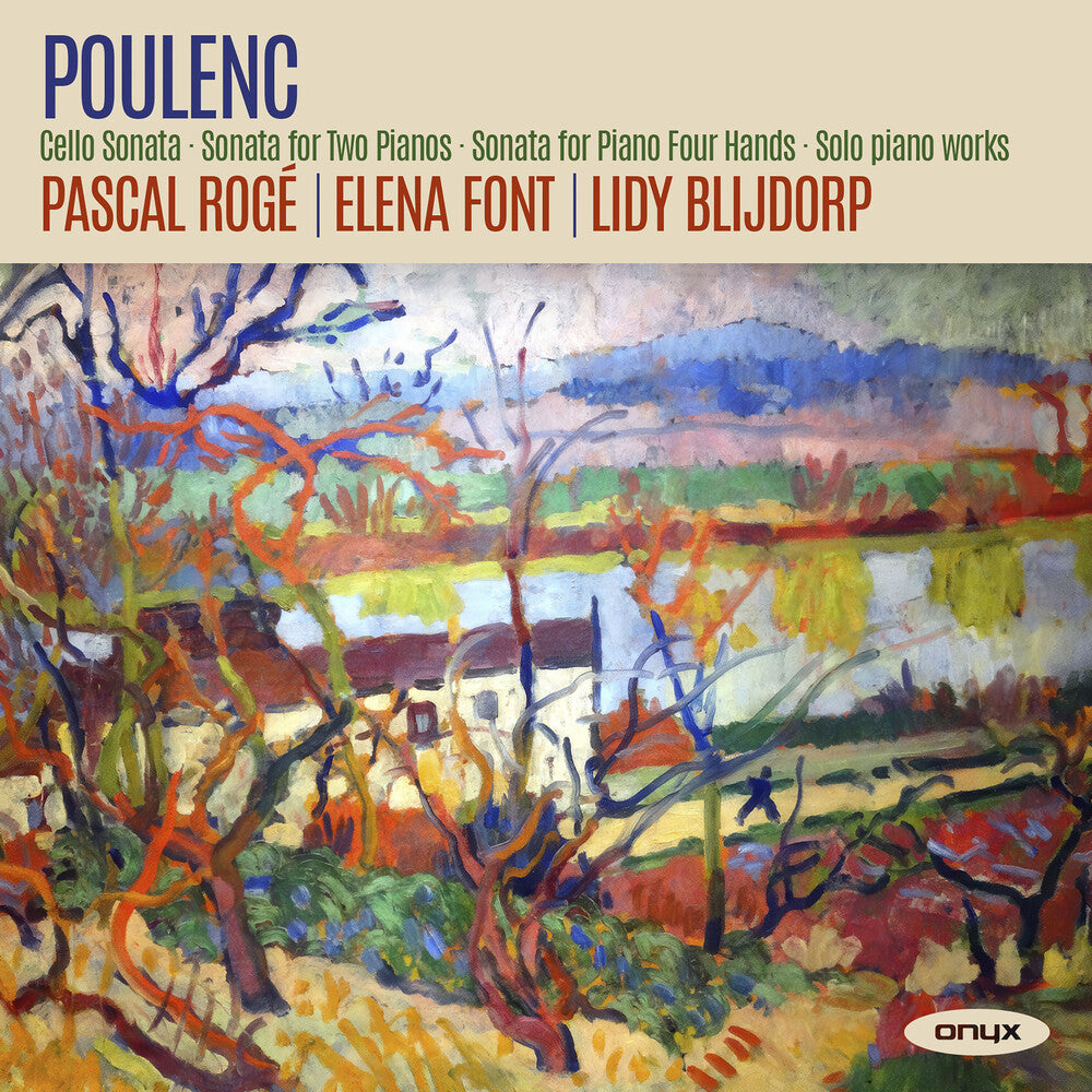Pascal Roge  / Font,Elena / Blijdorp,Lidy - Poulenc: Cello Sonata, Sonata For Two Pianos [CD] [New CD]