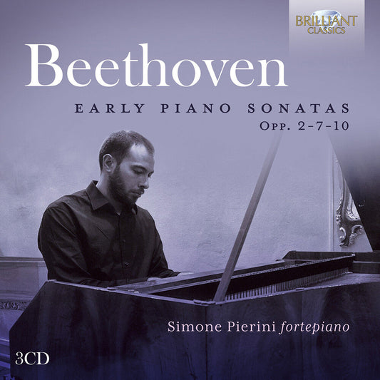 Simone El Oufir Pierini - Beethoven: Early Pno Sonatas Opp. 2-7-10 [CD] [New CD]