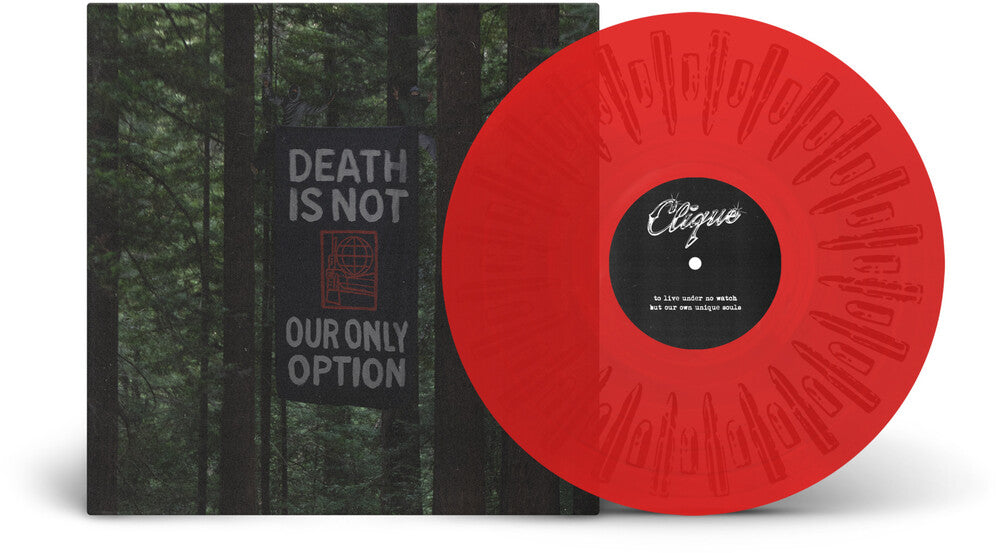 Clique - Death Is Not Our Only Option [Clear Vinyl] (Red) [New Vinyl]