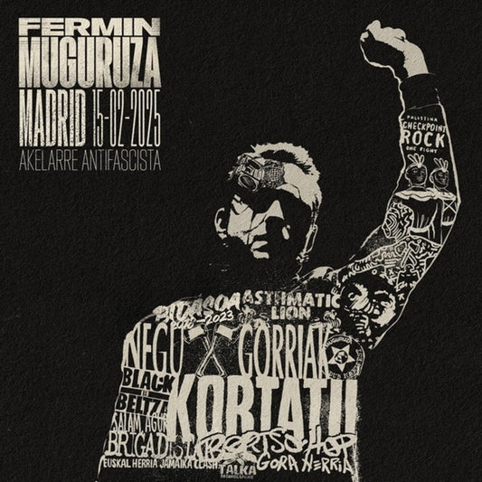 Fermin Muguruza - Madrid 15-02-2025: Akelarre Antifacista [LP] [New Vinyl]