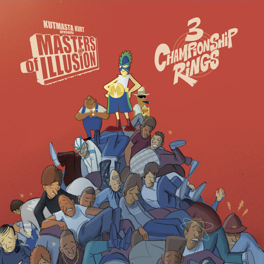 Kutmasta Kurt / Kool Keith / Motion Man - Masters of Illusion: 3 Championship Rings [7" Vinyl] [New Vinyl]