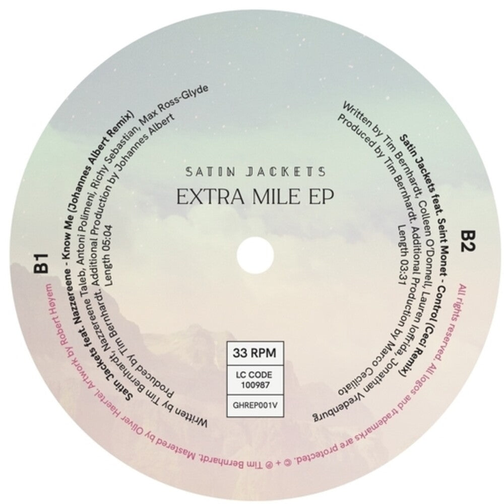 Satin Jackets - Extra Mile [12" Vinyl]