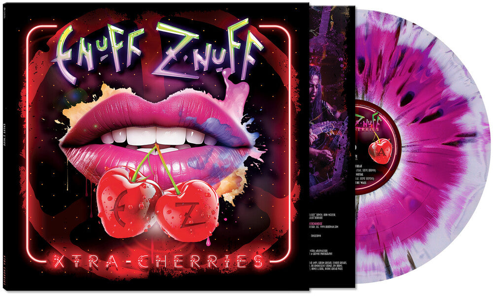 Enuff Z'Nuff - Xtra Cherries [Black/Pink/White Splatter/Haze] [New Vinyl]