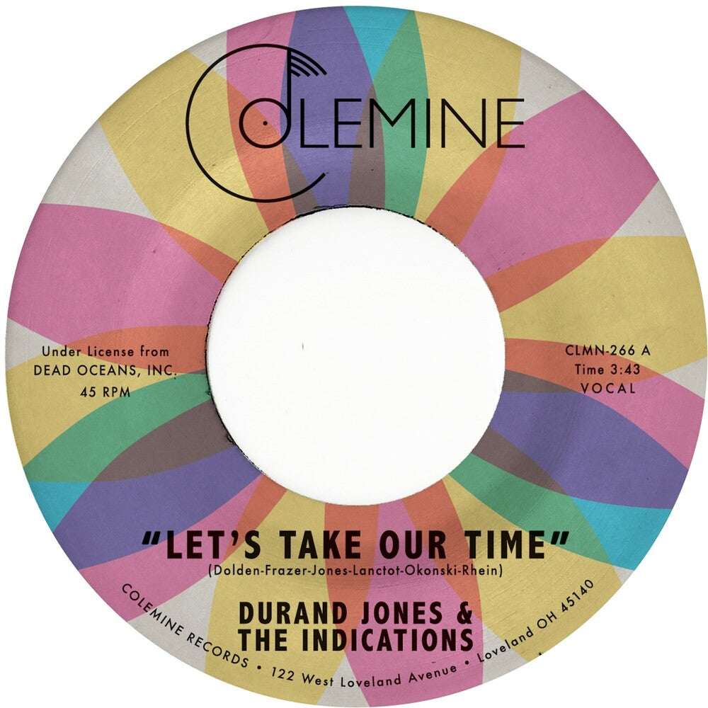 Durand Jones  & The Indications - Let's Take Our Time / Flower Moon [7" Vinyl]