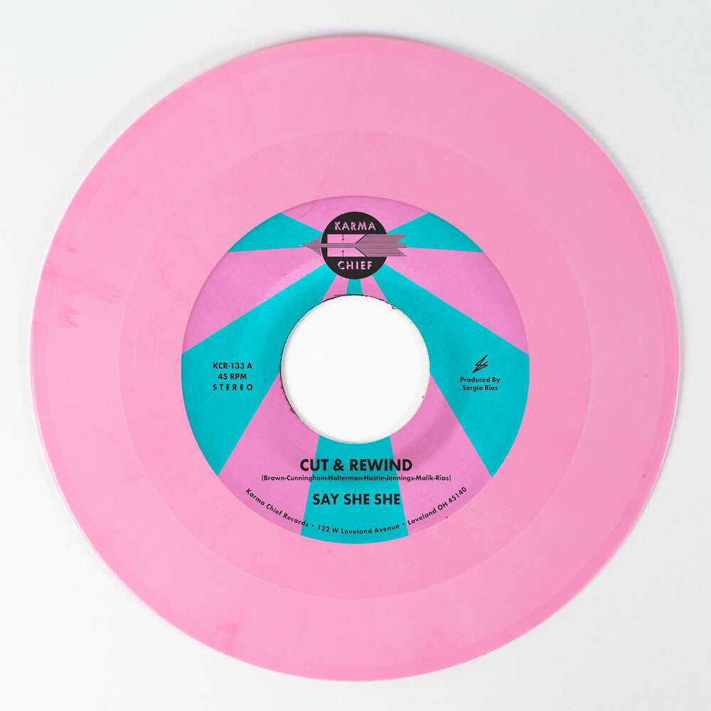 Say She She - Cut & Rewind / Disco Life - Pink [Colored Vinyl] (Pnk) [New Vinyl]