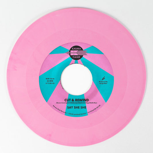 Say She She - Cut & Rewind / Disco Life - Pink [Colored Vinyl] (Pnk) [New Vinyl]