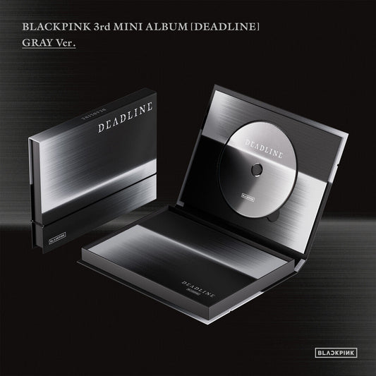 BLACKPINK - BLACKPINK 3RD MINI ALBUM - DEADLINE [GRAY VER.] [New CD]