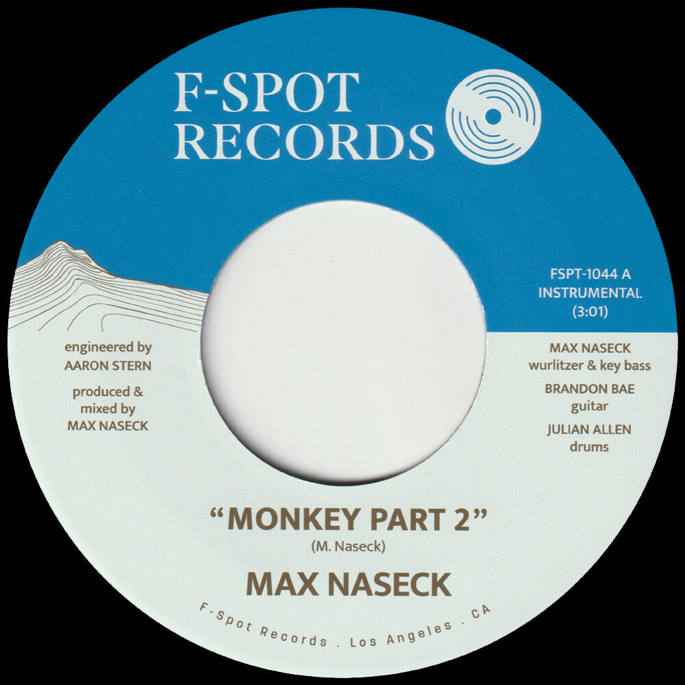 Max Naseck - Monkey Part 2 b/w Lully [7" Vinyl] [New Vinyl]