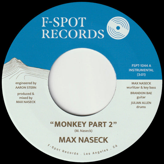 Max Naseck - Monkey Part 2 b/w Lully [7" Vinyl] [New Vinyl]