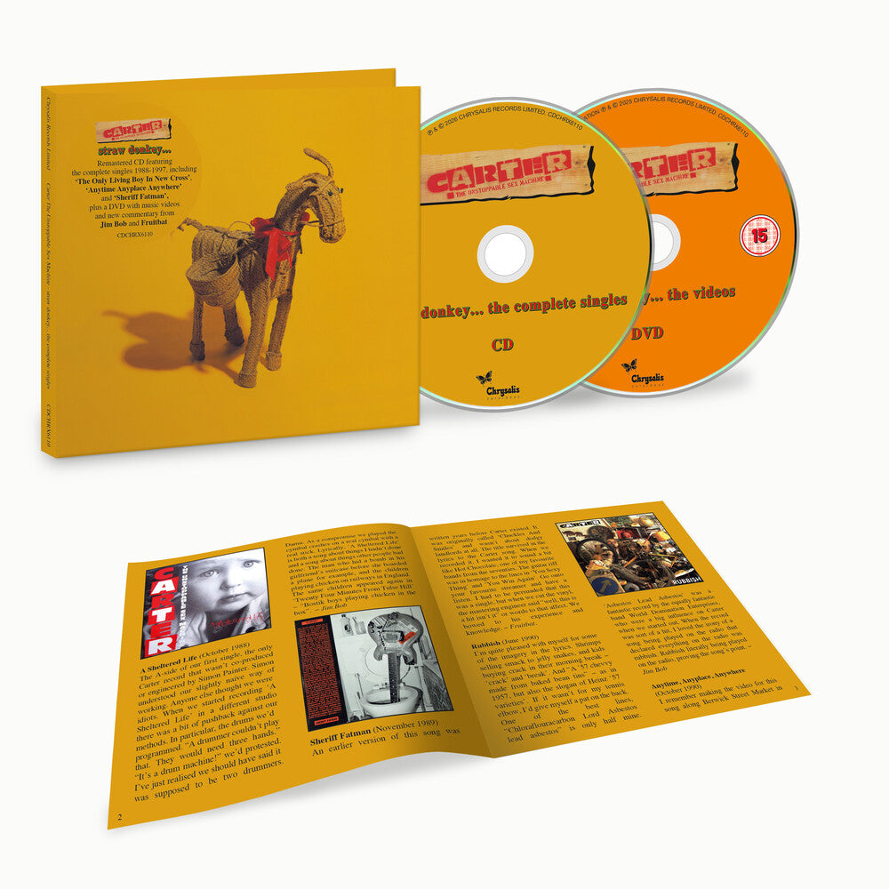 Carter The Unstoppable Sex Machine - Straw Donkey - The Complete Singles [CD] [New CD]