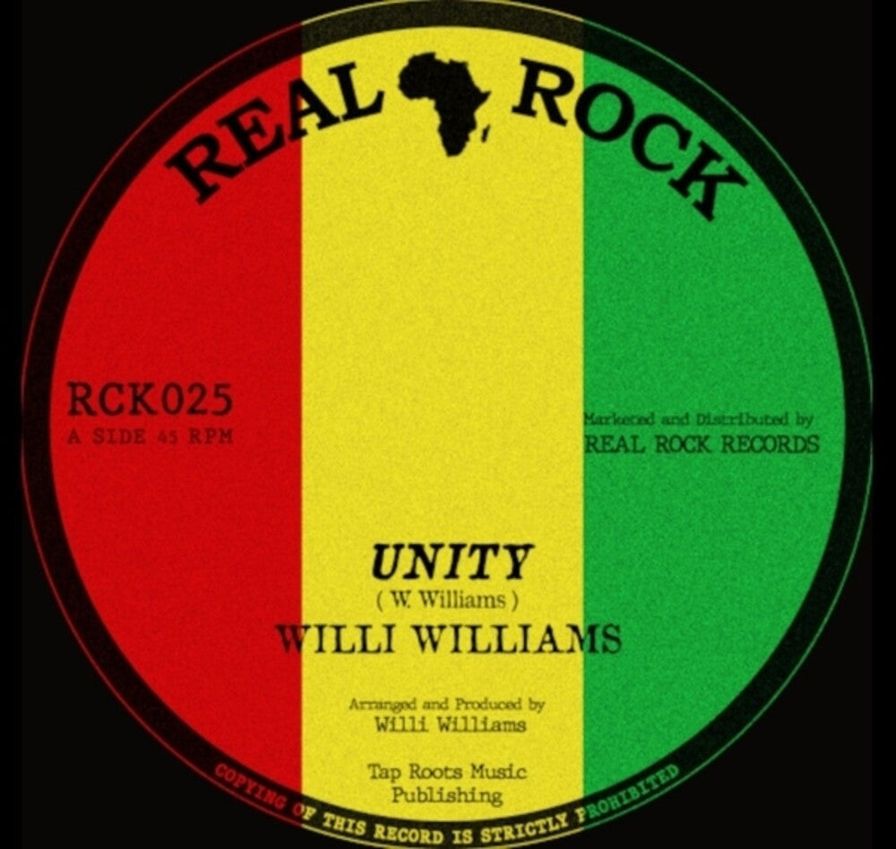 Willie Williams - Unity / Drum Street Crew: Unity Version (Ep) [7" Vinyl]