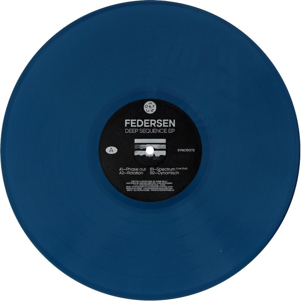 Federsen - Deep Sequence (Blue) [Colored Vinyl] (Ep) [New Vinyl]