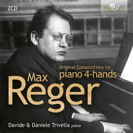 Davide Trivella - Reger: Original Compositions For Pno 4-Hands [CD] [New CD]