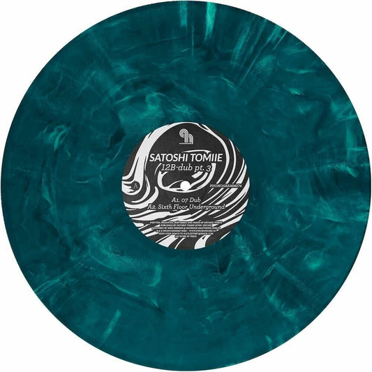 Satoshi Tomiie - 12b-Dub Part 3 [Colored Vinyl] (Ep) (Teal) [New Vinyl]