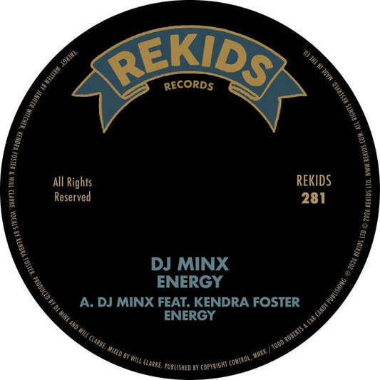 DJ Minx - Energy [12" Vinyl] [New Vinyl]