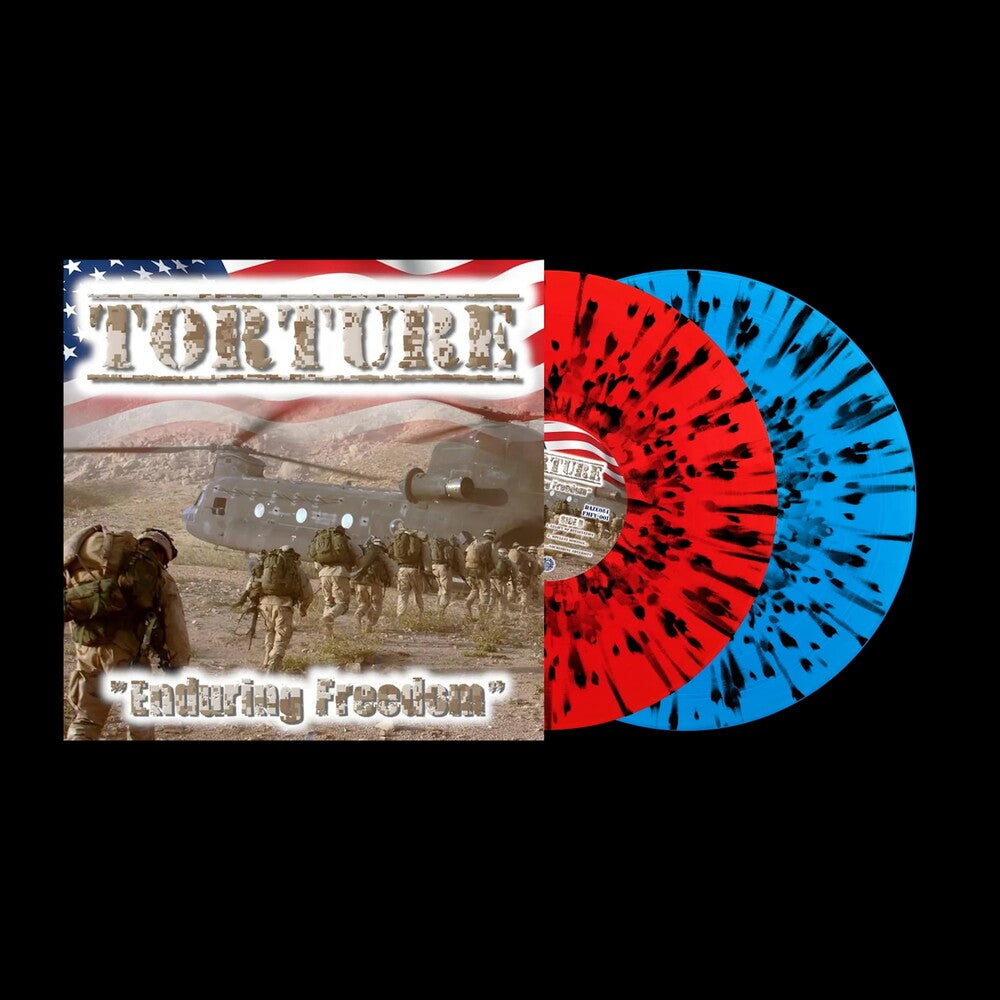 Torture - Enduring Freedom [Black/Blue/Red] [New Vinyl]