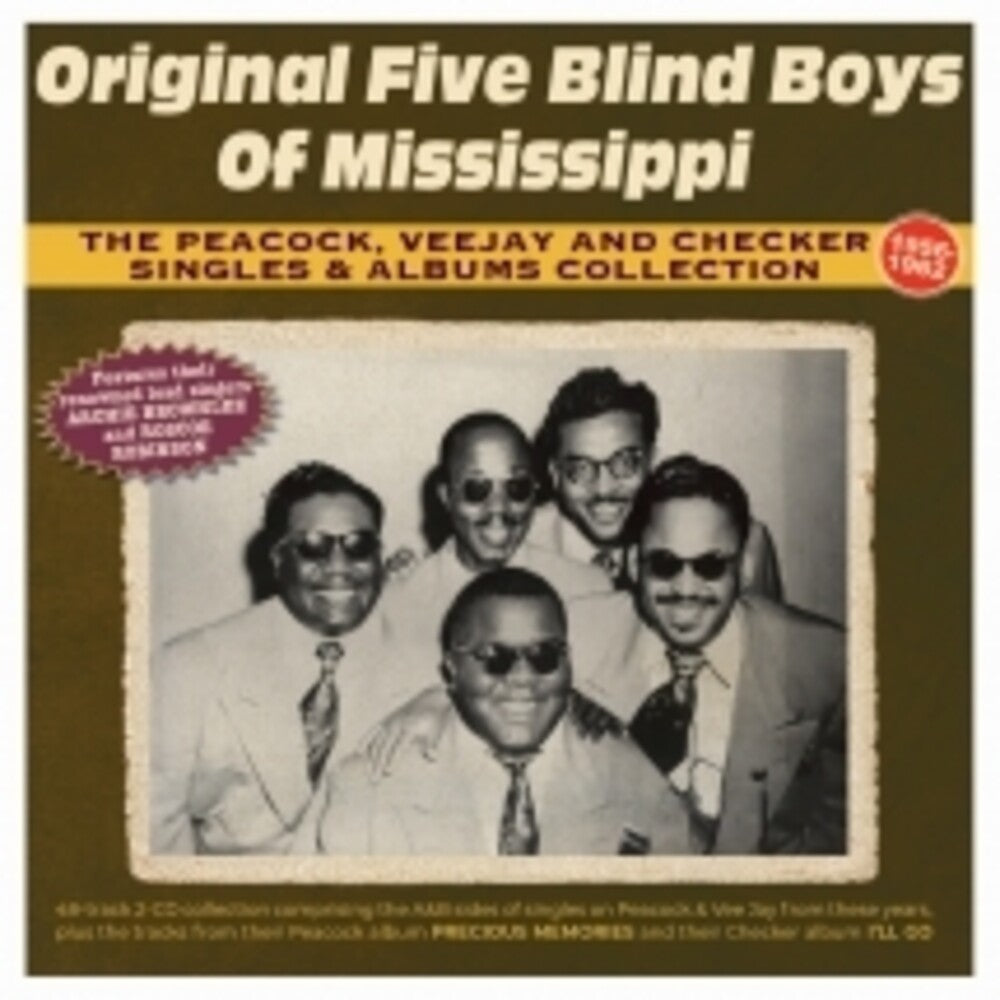 Original Five Blind Boys Of Mississippi - Peacock, Vee Jay And Checker Singles & Albums [CD] [New CD]