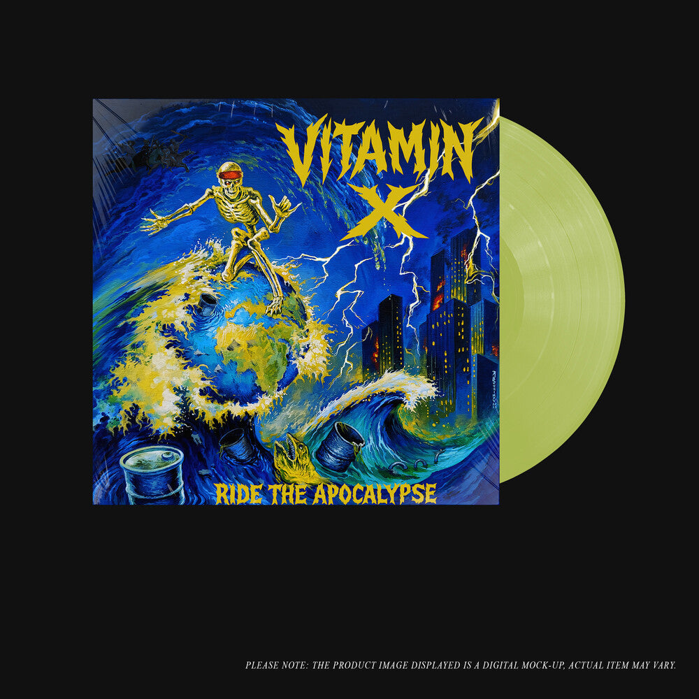 Vitamin X - Ride The Apocalypse [Clear Vinyl] [Limited Edition] (Lime) [New Vinyl]
