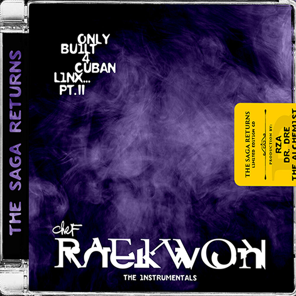 Raekwon - Only Built 4 Cuban Linx... Pt. II - THE INSTRUMENTALS, Shaolin Noir Edition (Black 2LP) [CD]