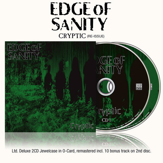 Edge Of Sanity - Cryptic [Deluxe] [Limited Edition] [With Booklet] (Bril) (Jewl) (Ocrd) [New CD]