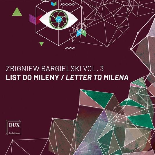 Maria Murawska - Bargielski Vol. 3 - Letter To Milena [CD] [New CD]