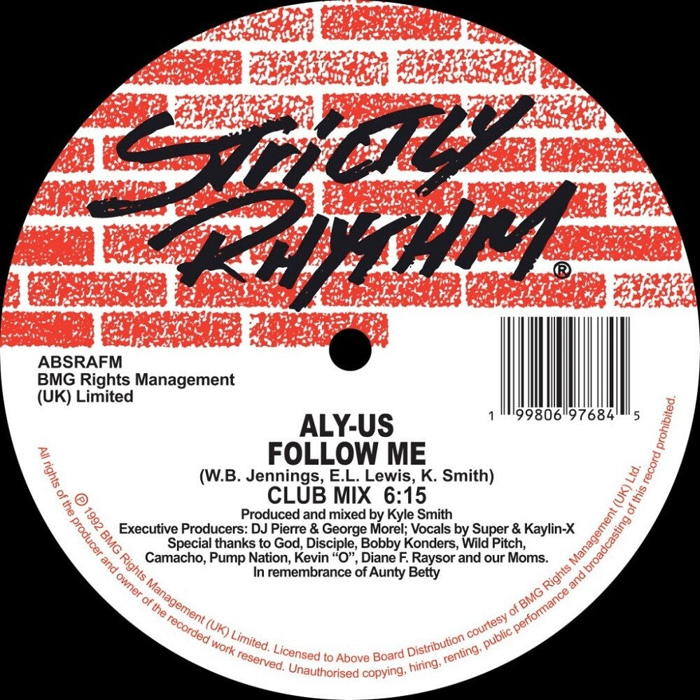 Aly-Us - Follow Me [12" Vinyl]